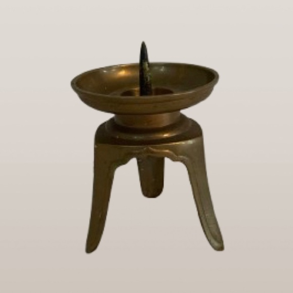 Small Brass Candle Holder